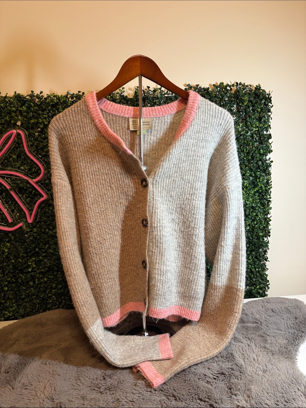 Saturday Sunday by Anthropologie Cardigan Sweater Size Large